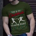 This Is My Christmas Pajama Baseball Ugly Sweater T-Shirt Gifts for Him