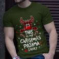 This Is My Christmas Pajama Christmas Reindeer T-Shirt Gifts for Him