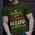This Is My Christmas Pajama Matching Family Pajamas T-Shirt Gifts for Him