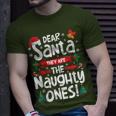 Dear Santa They Are The Naughty Ones Christmas Xmas T-Shirt Gifts for Him