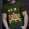 Family Christmas Crew Cookie Gingerbread Xmas Lights T-Shirt Gifts for Him