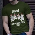 Fields Family Name Fields Family Christmas T-Shirt Gifts for Him