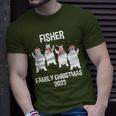 Fisher Family Name Fisher Family Christmas T-Shirt Gifts for Him