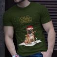 Frenchie Santa Xmas Merry Christmas French Bulldog T-Shirt Gifts for Him
