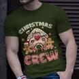 Christmas Crew Gingerbread In Candy House Cute Xmas T-Shirt Gifts for Him
