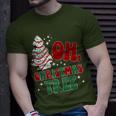 Oh Christmas Tree Cakes Debbie Christmas Retro T-Shirt Gifts for Him