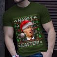 Santa Joe Biden Happy Easter Ugly Christmas T-Shirt Gifts for Him