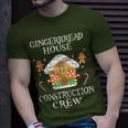 Gingerbread House Construction Crew Decorating Baking Xmas T-Shirt Gifts for Him