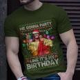 We Gonna Party Like It's My Birthday Ugly Christmas Sweater T-Shirt Gifts for Him