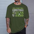 Guns & Ammo Troop Love Shooting Range Christmas T-Shirt Gifts for Him