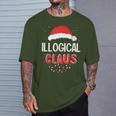 Illogical Santa Claus Christmas Matching Costume T-Shirt Gifts for Him