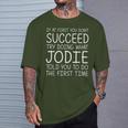 Jodie Name Personalized Birthday Christmas Joke T-Shirt Gifts for Him