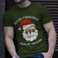Johnson Family Last Name Surname Santa Merry Christmas T-Shirt Gifts for Him