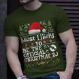 Most Likely To Be The Official Christmas Dj Family Christmas T-Shirt Gifts for Him