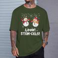 Look Stem Cells Xmas Holiday Winter Season Lover T-Shirt Gifts for Him