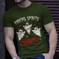 Making Spirits Bright Creepy Goth Xmas Family Holiday Pjs T-Shirt Gifts for Him