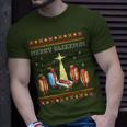 Merry Glizzmas Tacky Merry Christmas Hot Dogs Holiday T-Shirt Gifts for Him