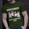 Montgomery Family Name Montgomery Family Christmas T-Shirt Gifts for Him