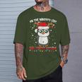 On The Naughty List And I Regret Nothing Penguin Xmas T-Shirt Gifts for Him
