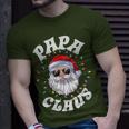 Papa Claus Santa Christmas Dad Family Matching Pajamas Xmas T-Shirt Gifts for Him