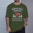 Pole Dance Santa Claus North Pole Dancer T-Shirt Gifts for Him