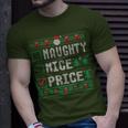 Price Family Name Xmas Naughty Nice Price Christmas List T-Shirt Gifts for Him