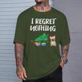 I Regret Nothing Frenchie Christmas French Bulldog T-Shirt Gifts for Him