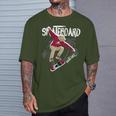 Retro Vintage Santa Cruz Boy Skateboarding Streetwear T-Shirt Gifts for Him