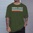 Santa Cruz California Retro Vintage T-Shirt Gifts for Him