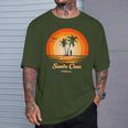 Santa Cruz California Vintage Retro Ca Surfing T-Shirt Gifts for Him