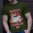 Santas Favorite Ho Inappropriate Christmas Outfit T-Shirt Gifts for Him