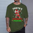 Santa's Favorite Mexican Christmas Holiday Mexico T-Shirt Gifts for Him