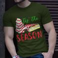 Tis The Season Little-Debbie Christmas Tree Cake Holiday T-Shirt Gifts for Him