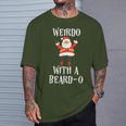 Weirdo With A Beardo Santa Claus T-Shirt Gifts for Him