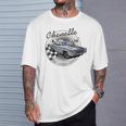 1970 70 Chevelle Ss Cortez Silver Trending Chevys Muscle Car T-Shirt Gifts for Him