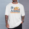 Aloha Hawaii Vintage Beach Summer Surfing 70S Retro Hawaiian T-Shirt Gifts for Him