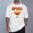 Aperol Spritz Love Summer Malle Vintage Drink T-Shirt Geschenke für Ihn