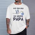 Aus Dem Weg Ich Werde Papa Schwangerschafts Ankündigung Kapuzenjacke T-Shirt Geschenke für Ihn