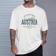 Austria Retro Styleintage Austria T-Shirt Geschenke für Ihn