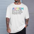 Autism Definition Autism Awareness Acceptance T-Shirt Gifts for Him