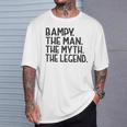 BampyThe Man The Myth The Legend Fathers Day T-Shirt Gifts for Him