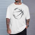 Basketball Graphic Basketball T-Shirt Gifts for Him
