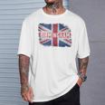 Birmingham United Kingdom British Flag Vintage Uk Souvenir T-Shirt Gifts for Him