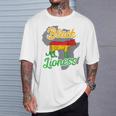 Black Lioness Pan African Flag Proud Black Melanin Queen T-Shirt Gifts for Him