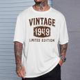 Born In 1949 Limited Edition Birthday Vintage 1949 T-Shirt Gifts for Him