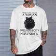 Born In November T-Shirt Gifts for Him