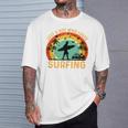 Boy That Love Surfing Vintage Loving Surfer Boy T-Shirt Gifts for Him