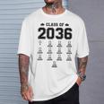 Class Of 2036 Grow With Me With Space For Checkmarks T-Shirt Gifts for Him