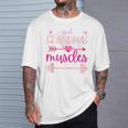 Cool Grandmas Have Muscles Gym Powerlifting T-Shirt Gifts for Him