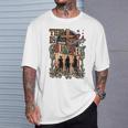 Country Three Cowboys American Western Country This Is God T-Shirt Gifts for Him